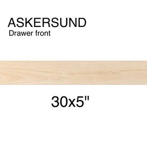 IKEA ASKERSUND 30x5" drawer front light ash effect 803.483.89